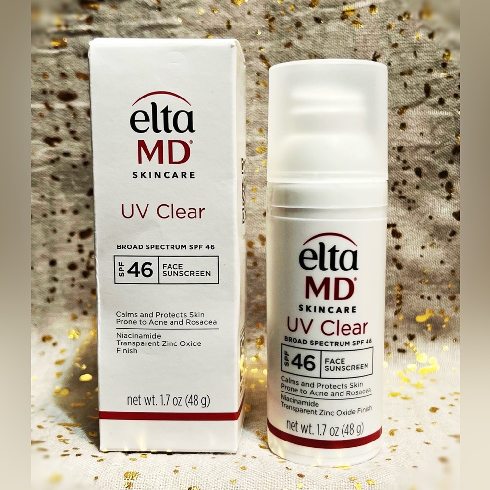 Elta MD~UV Clear~SPF 46 Face Sunscreen~1.7oz / 48g~NIB~